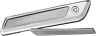 Bli14-ksc Accutronix Saddlebag Latch Inserts Chrome Knurled