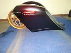 Blk00233 Blk Harley Davidson Drop Back Saddlebags Fender Touring Bagger