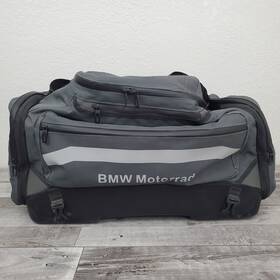 77498549321 Bmw Motorrad Softbag 3 Large Mens Gray Adjustable Strap Biker Luggage Bag