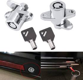 Branded 774980036211 2 Keys Hard Saddlebag Locks Fits For Harley Davidson Touring Electra Street Glid