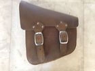 90200456 Brown Davidson Leather Distressed Softail Harley Bag Swingarm