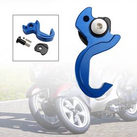 M523-a178-blue Bruce&shark Carry Helmet Hook Bottle Cargo Hanger Blue For Yamaha Tricity 125 14-21 155 23