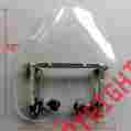 Bt13749 Btb 18 X 16 Windshield For Yamaha Cruiser With Chrome Hardware Clear