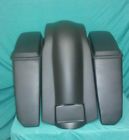 Bw2008965 Harley Davidson 5 Extended Stretched Saddlebags W Lids And Fender No Cutouts