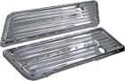 C1004-c Covingtons Saddlebag Latch Cover Dimpled Chrome Harley Davidson