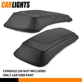C-03scb6501abk Carlights 2x Fit For 93-13 Harley Davidson Touring Plain Hard Saddlebag Speaker Lid Covers