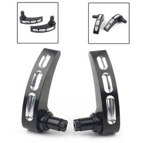 Cbdtimes 550747761264 Cut Saddlebag Lid Lifter Latch Levers For Harley Road Glide 2014-2017 Black Ab