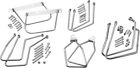 Ds-110845 Chrome Brackets Support Specialties 77-0030 Saddlebag Drag
