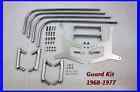 49-2504 Chrome Kit Vt Saddlebag Shovelhead Fiberglass Models Bt Hd Guard 1968-1977