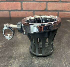 50412 Ciro Harley Davidson Drink Holders With 7/8 Inch And 1 Clamp Mount