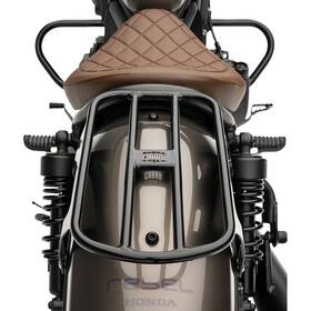 02-4108b Cobra Tube Solo Luggage Rack - Black