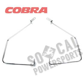 02-6320 Cobra 1614404 Chromed Saddlebag Support