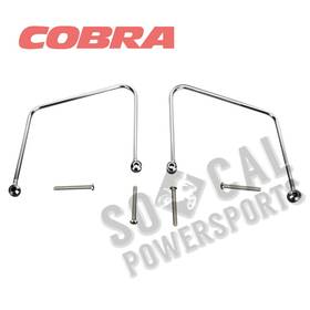 02-6325 Cobra 1616231 Chromed Saddlebag Support