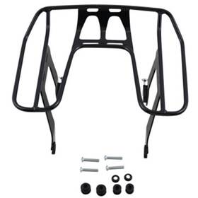 602-2611b Cobra Detachable Wrap Around Rack - Black For Harley Flsl Fxbb