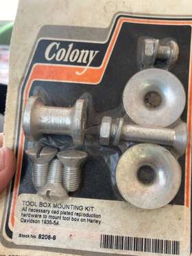 8206-9 Colony Toolbox Mounting Kit Harley