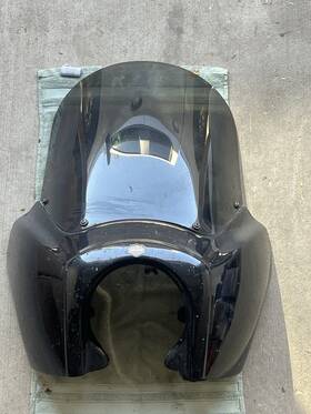 Cftsc4913 Conely S T-sport Fairing 49mm With Brackets And 14 Inch Black Windshield