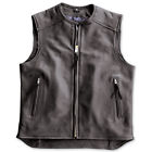 Crank Stroker Supply Hardball Motorcycle Black Leather Vest Xl