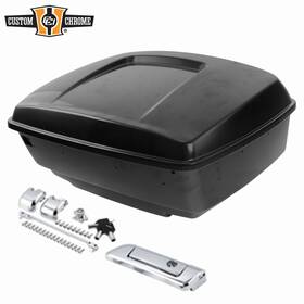 80028001 Custom Chrome 13.7 Inch King Tour Pack With Speaker Cut Outs Unpainted Fit For Harley Pak 14