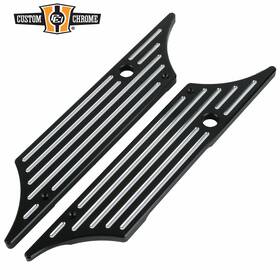 81004003 Custom Chrome Black Billet Hard Saddlebag Latches Covers Fit For Harley Touring 1993-2013