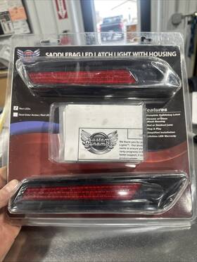 2040-2863 Custom Dynamics Hinge Light - Saddlebag Red Black Cd-all-bcm-rb Harley Flhx