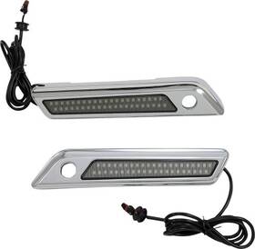Cd-sbl-dc4-sc Custom Dynamics Saddlebag Hinge Dual Color Accent Lights Smoke