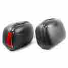 D0b4310 Shad Side Case Sh43 Black Red Honda Suzuki Kawasaki Can Am Yamaha Set