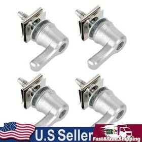 M502-027-sil Darupsun 4x Saddlebag Lever Lock Bolts Nuts Mounting Set Fit Fits For Touring 2001-20