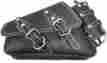 Ddsp030920 Sportster Nightster La Rosa Harley-davidson D Leather Black White Stitch Harley Left Saddlebag Holder