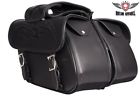Dealerleather 2pc Pvc Motorcycle Saddlebag