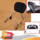 Oms-hl008060-ch-a Detachable Passenger Backrest Sissy Bar With Pad Fit For Harley Touring Glide 09-21