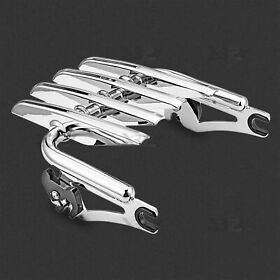 Xr-hd022-e Detachable Stealth Two-up Luggage Rack For 2009 Harley Road King Electra Glide