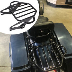 Mpp-hl008020-bk-3f Detachable Two-up Luggage Rack For Harley Touring Electra Street Glide 2009-22