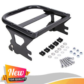 Oms8017bk Detachable Two-up Mounting Luggage Rack For Harley Touring Street Glide 97-2008