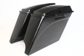 Wl13 Dfmt E1-3 #wl13 5 Inch Stretched Hard Saddlebags For 1993-2013 Harley Electra Road Street Glide