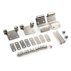 3516-0191 Dictorcoltd 550732709059 Tour-pak Hinge Kit Drag Specialties Hardware Fit Harley