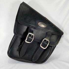 Ddc51 Dl All American Rider Swing Arm Bag Harley Motorcycle Softail Frames Left Side Read
