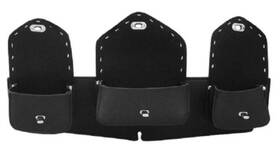Ud34 Dl Sd34 21.5 Inch W Motorcycle Studded 3 Pockets Pouch Windshield Bag For Suzuki -