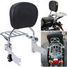 Dr-hl008053-ch-a Detachable Sissy Bar Backrest Luggage Rack For Harley Touring Road