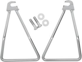 Drag Specialties 138919 Ds Chrome Saddlebag Support Brackets Harley Davidson Electra Glide/duo Glide