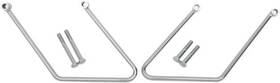 138921 Drag Specialties Ds Chrome Saddlebag Support Brackets Two Bolt Harley Davidson #138921