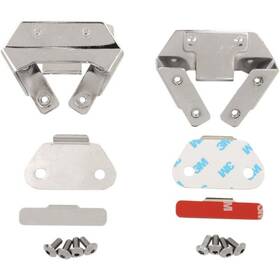 145414 Drag Specialties Ds Hard Saddlebag Mount Brackets With Wear Plates Harley Davidson #145414