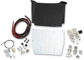 173883 Drag Specialties Tour-pak Hardware Kit Without Locks Silver Harley Davidson