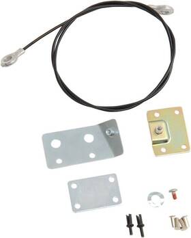 173886 Drag Specialties Tour-pak Tether Kit Black/silver Harley Davidson