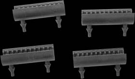 3501-1161 Drag Specialties Saddlebag/lid Hardware Kit Cushions