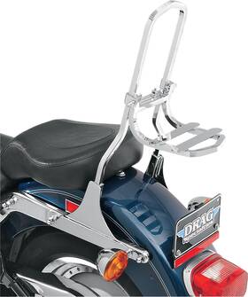77-0043-bx54 Drag Specialties Sissy Bar Luggage Rack For Tall Square Bars