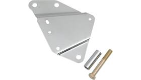 Ds-273663 Drag Specialties New Left Tool Box Mounting Kit - Chrome For Harley Softail