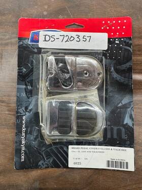 Ds-720357 Drag Specialties Iso Brake Pedal Pad Cover For Goldwing Valkyrie 1500