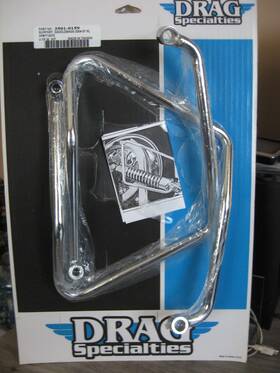 Ds-3501-0159 Drag Specialties / Harley Davidson Saddlebag Support Brackets - 04-17 Xl Sportsters
