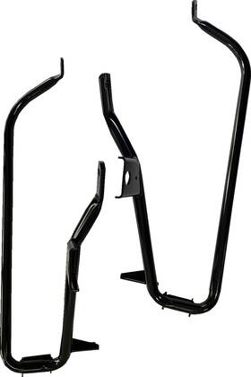 Drag Specialties S77-0138gb Saddlebag Support Brackets - Black Fl Ft09-ft10