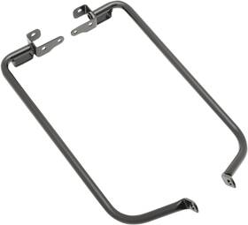 Drag Specialties S77-0148b Saddlebag Support Brackets - Black Fl Ft14-ft25